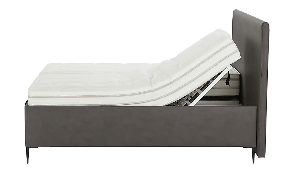 Wohnwert Polsterbett  Tauris 2.0 ¦ grau ¦ Maße (cm): B: 168 H: 120 Betten > günstig online kaufen