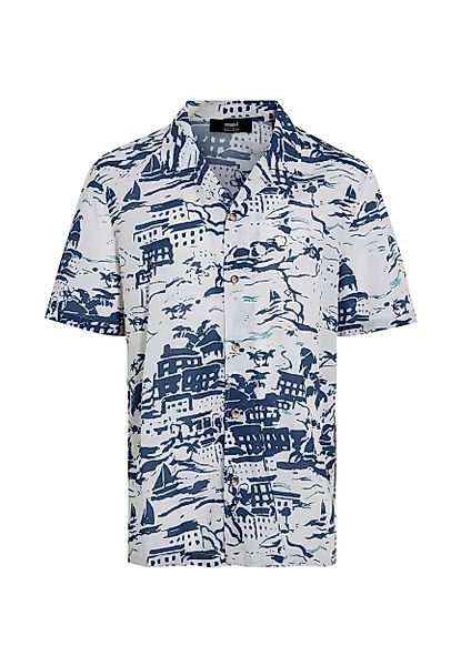 Mavi Kurzarmhemd Maritimes Print Design und günstig online kaufen