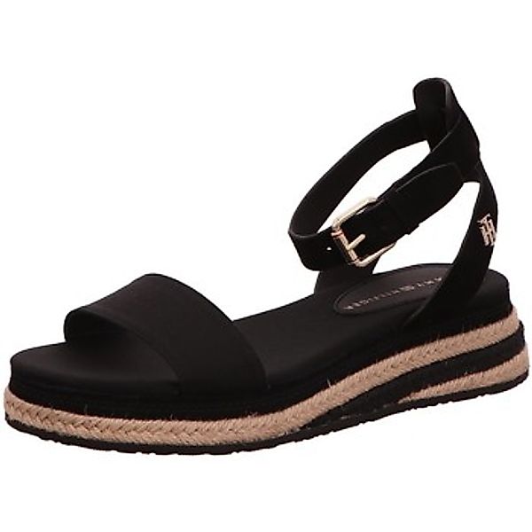 Tommy Hilfiger  Sandalen Sandaletten Sandale Sandalette Schwarz Neu FW0FW06 günstig online kaufen