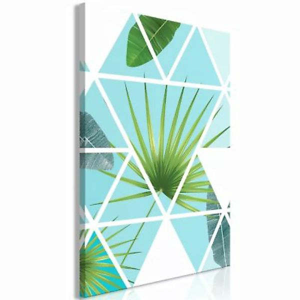 artgeist Wandbild Geometric Palm (1 Part) Vertical mehrfarbig Gr. 40 x 60 günstig online kaufen