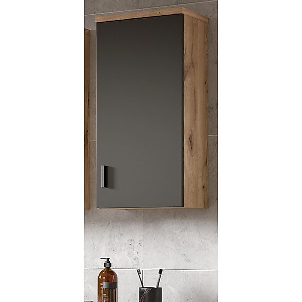 Inn.Furn Hängeschrank Grau Matt Eiche 37 cm mit Soft-Close Oderzo günstig online kaufen
