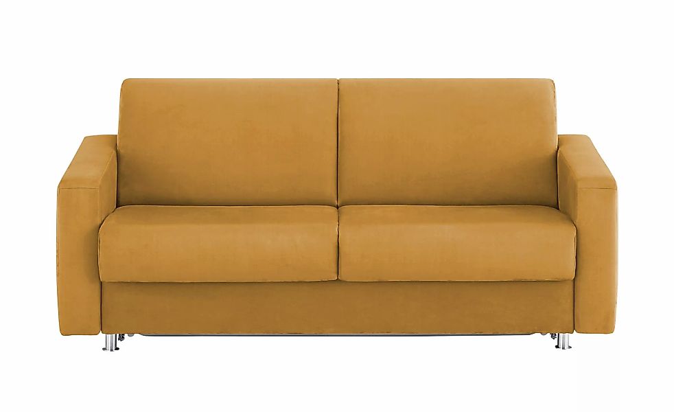 Schlafsofa aus Mikrofaser München ¦ gelb ¦ Maße (cm): B: 195 H: 84 T: 100.0 günstig online kaufen