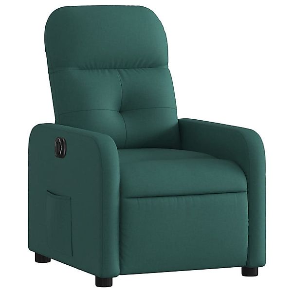 vidaXL Sessel Relaxsessel Elektrisch Dunkelgrün Stoff günstig online kaufen