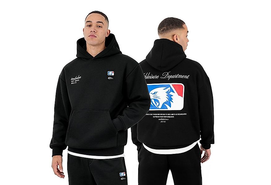 Smilodox Hoodie Striver, Kapuzenpullover Oversized mit Backprint, Känguruta günstig online kaufen