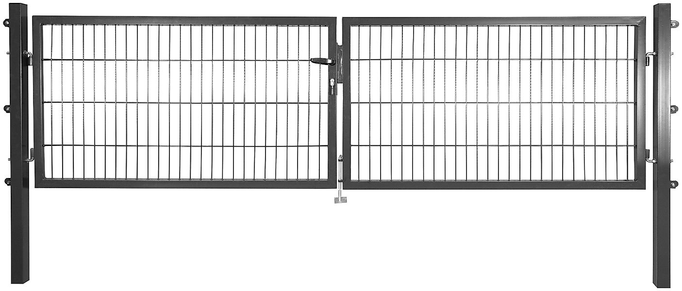 Arvotec Zaundoppeltür "ESSENTIAL", Breite: 300 cm, Höhe: 80 - 200 cm, zum E günstig online kaufen