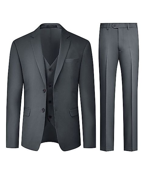 Allthemen Anzug (3 tlg) Herren Slim Fit Hochzeitsanzug komplett 3 teilig Bu günstig online kaufen