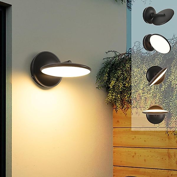BlingBin LED Wandleuchte 12W Außenlampe Aussen, günstig online kaufen