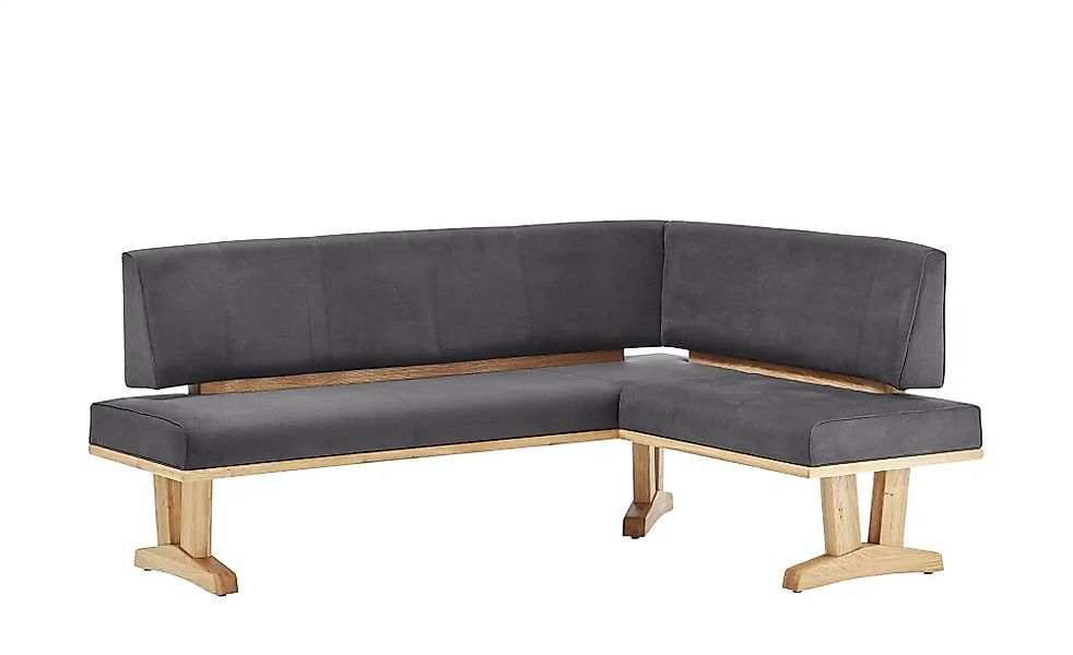 Woodford Eckbank massiv Mila ¦ grau ¦ Maße (cm): B: 202 H: 92 T: 152.0 Bänk günstig online kaufen