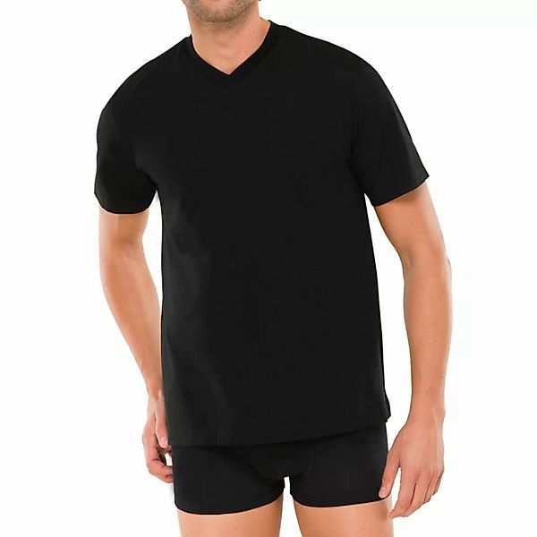 SCHIESSER Herren American T-Shirt 2er Pack - 1/2 Arm, Unterhemd, V-Ausschni günstig online kaufen