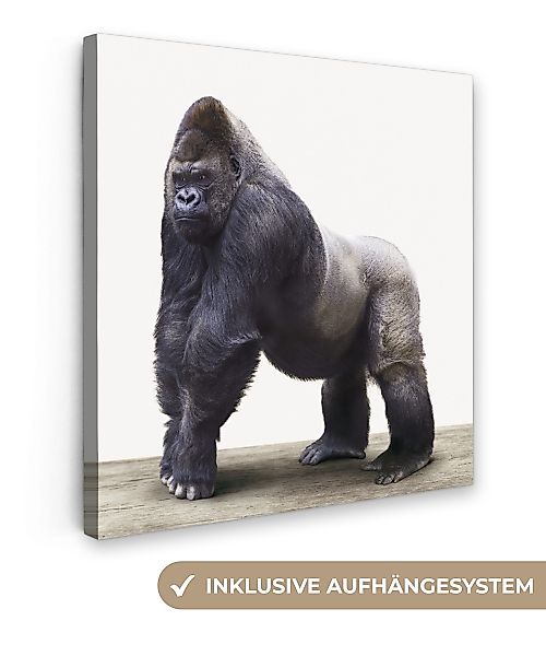 OneMillionCanvasses® Leinwandbild Gorilla - Tiere - günstig online kaufen