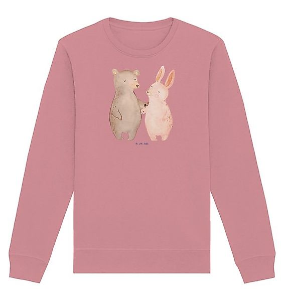 Mr. & Mrs. Panda Longpullover Bär und Hase Umarmen Größe XL - Canyon Pink - günstig online kaufen