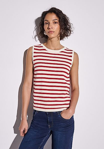 STREET ONE Pullunder mit Streifen Muster günstig online kaufen