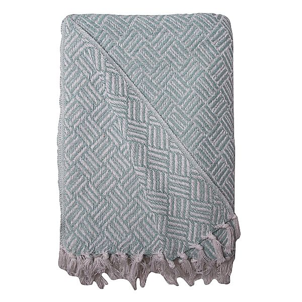 Wohndecke Decke Überwurf Rhombus 100% Baumwolle günstig online kaufen