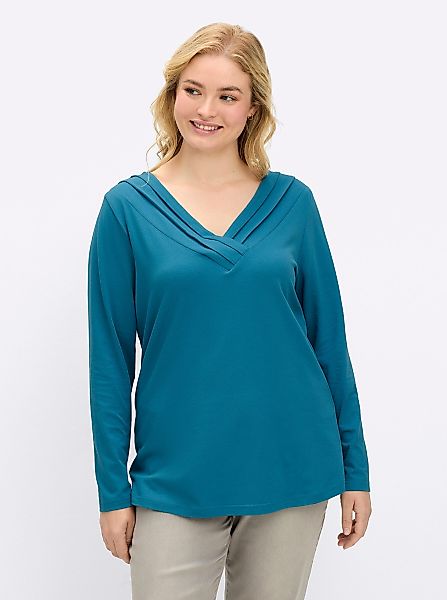 sheego by Joe Browns T-Shirt Langarmshirt günstig online kaufen