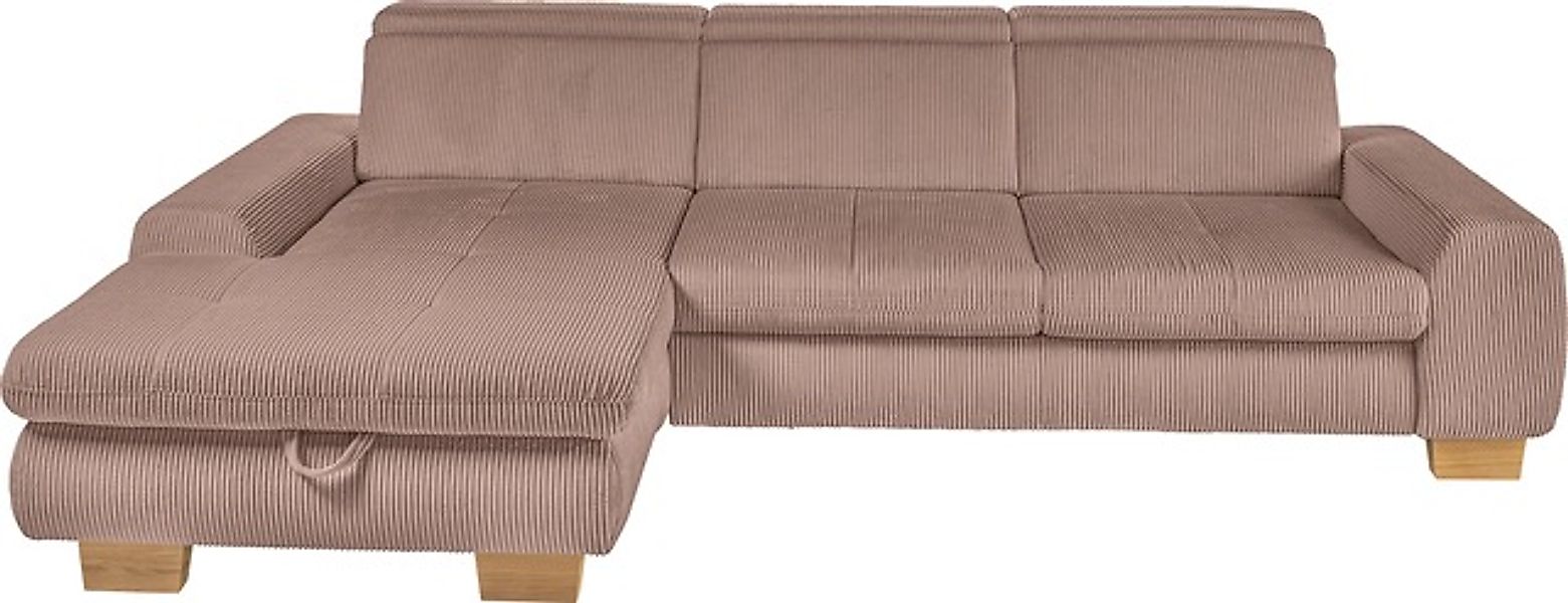 set one by Musterring Ecksofa »SO 3400 Sitzhöhe 47cm oder 49cm, Sitztiefe v günstig online kaufen