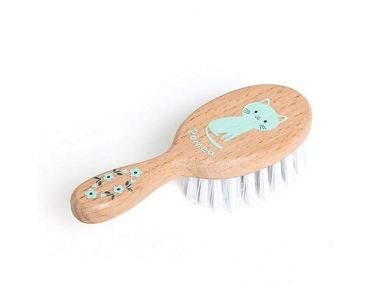 DJECO Puppen Accessoires-Set Pomea Puppen Haarbürste Buchenholz Katzendesig günstig online kaufen