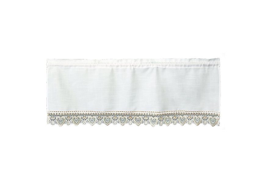 Delindo Lifestyle Scheibengardine Bistrogardine Landhaus mit stangendurchzu günstig online kaufen