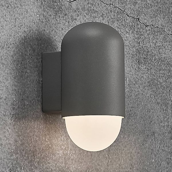 Außenwandlampe Heka, anthrazitgrau, Aluminium, Höhe 21,6 cm günstig online kaufen