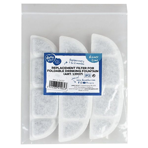 DUVO+ Trinkbrunnen Ersatz-Filter für zusammenklappbaren Trinkbrunnen günstig online kaufen