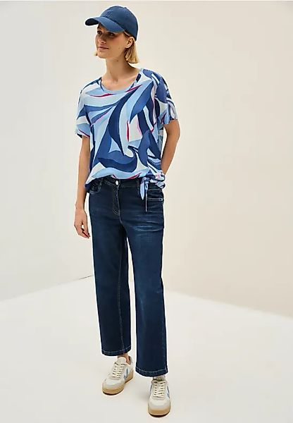 Print-Bluse mit Knoten günstig online kaufen
