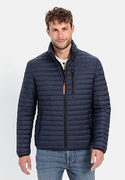 camel active Steppjacke aus recyceltem Polyamid Langarm Stehkragen Markenlo günstig online kaufen