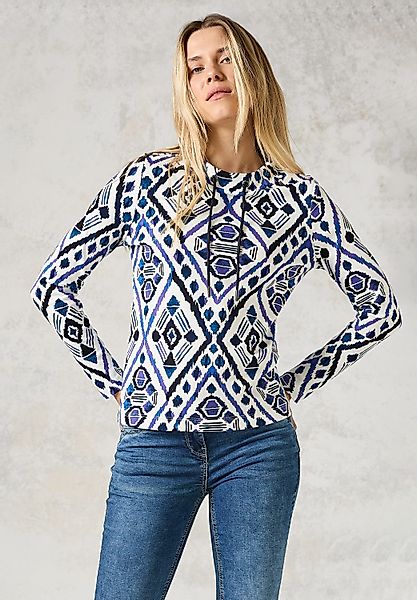 CECIL Langarmshirt mit grafischem Muster günstig online kaufen