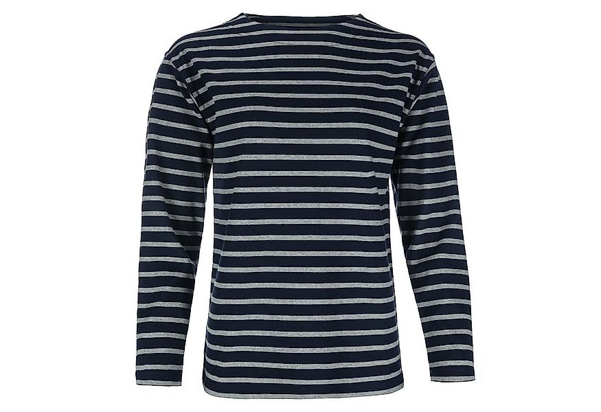modAS Langarmshirt Damen Bretonisches Shirt U-Boot Ausschnitt - Ringelshirt günstig online kaufen