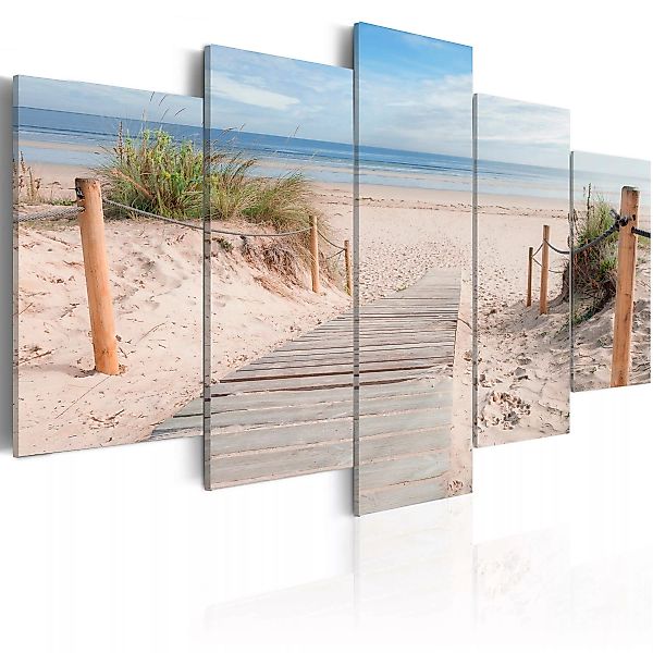Wandbild - Morning on the beach günstig online kaufen