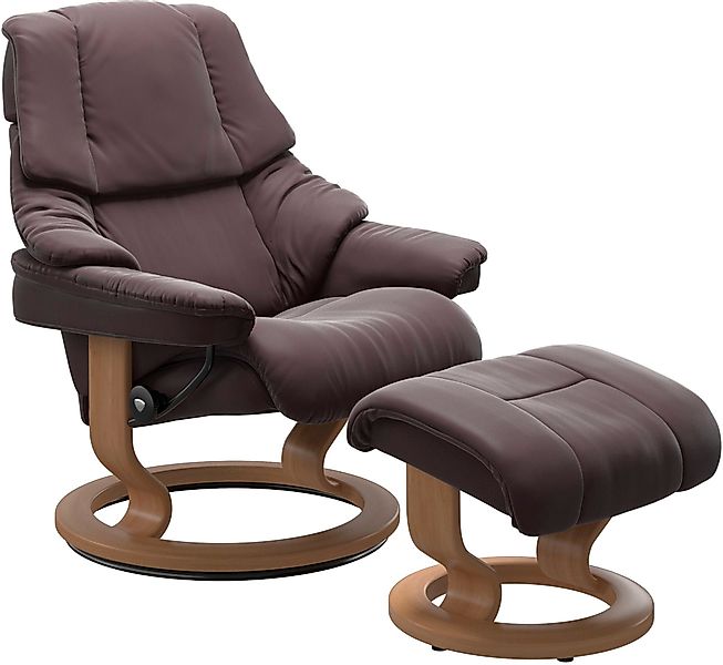 Stressless® Relaxsessel »Reno« Set, Relaxsessel mit Hocker, mit Hocker, mit günstig online kaufen