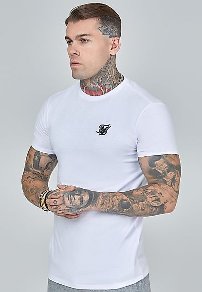 Siksilk T-Shirt SikSilk Herren Weißes Essentials günstig online kaufen