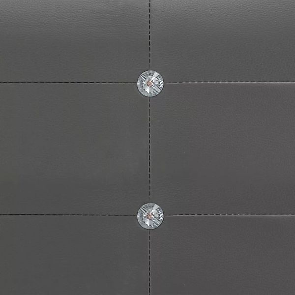 Bett Mit Memory-schaum-matratze Grau Kunstleder 180x200cm günstig online kaufen