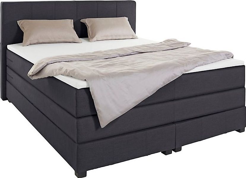 OTTO products Boxspringbett Peetu, Taschenfederkern-Matratze, in 4 Breiten günstig online kaufen