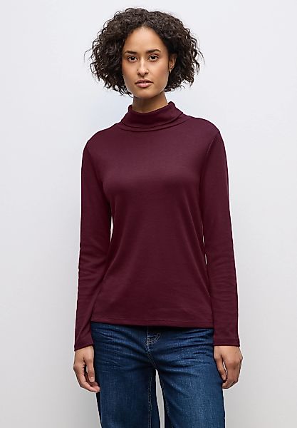 STREET ONE Rollkragenshirt im soften Baumwoll-Mix günstig online kaufen