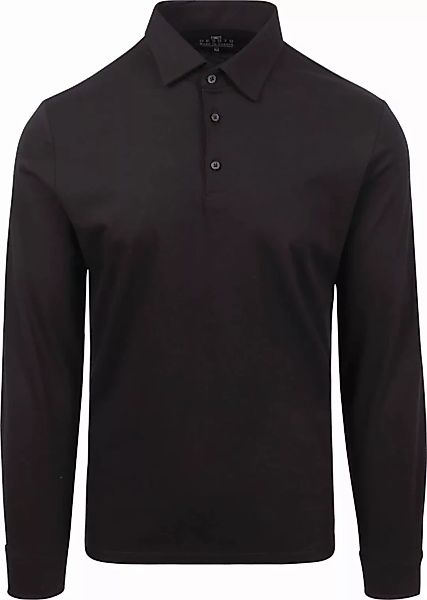 Desoto Langarm Poloshirt Kent Schwarz - Größe XXL günstig online kaufen