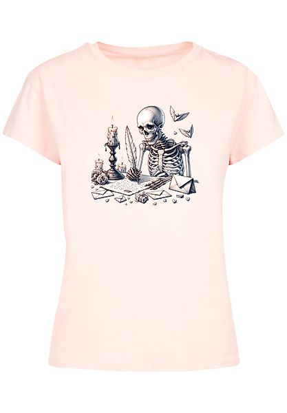 F4NT4STIC T-Shirt "Skelett Liebesbrief Valentinstag", Premium Qualität günstig online kaufen