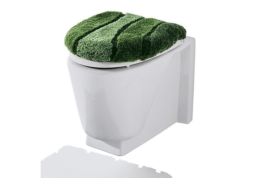 REDBEST Badematte WC-Deckelbezug "Louisville", Höhe 20 mm, Gummizug:, Strei günstig online kaufen