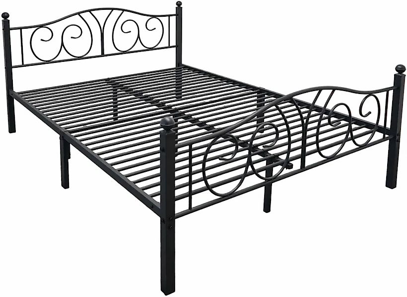 OTTO home Metallbett "Amrum Landhausbett Bett Märchenbett Prinzessinbett" T günstig online kaufen