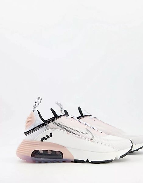Nike – Air Max 2090 – Sneaker in gebrochenem Weiß und Rosa günstig online kaufen