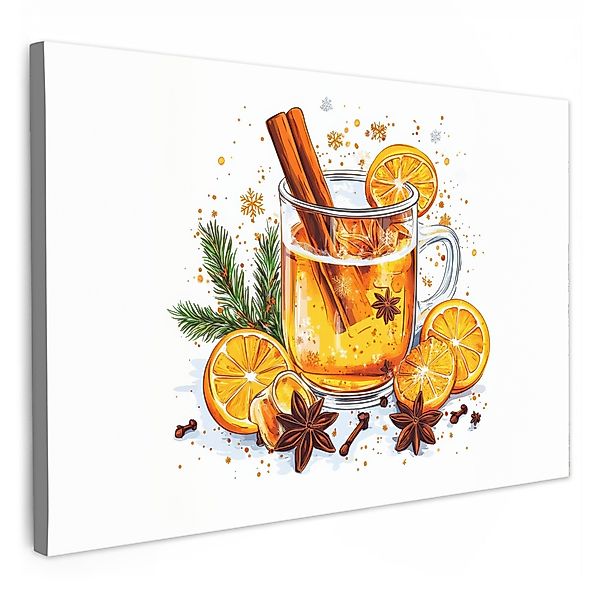 OneMillionCanvasses® Leinwandbild Heiß - Tee - günstig online kaufen