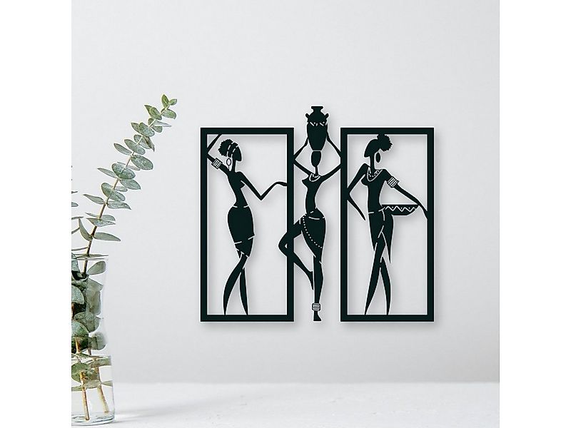 WoodFriends Wandbild aus Holz Afrikanische Frauen zum Aufkleben ethnische D günstig online kaufen