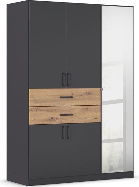 rauch Drehtürenschrank "Maika" mit Spiegel, 2 Schubladen, in verschiedenen günstig online kaufen