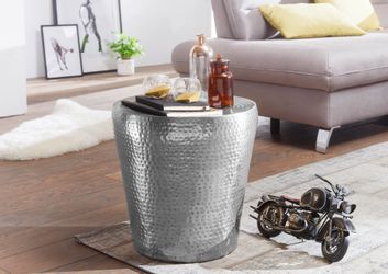 FINEBUY Beistelltisch Beistelltisch Dekotisch Metall Ablagetisch günstig online kaufen