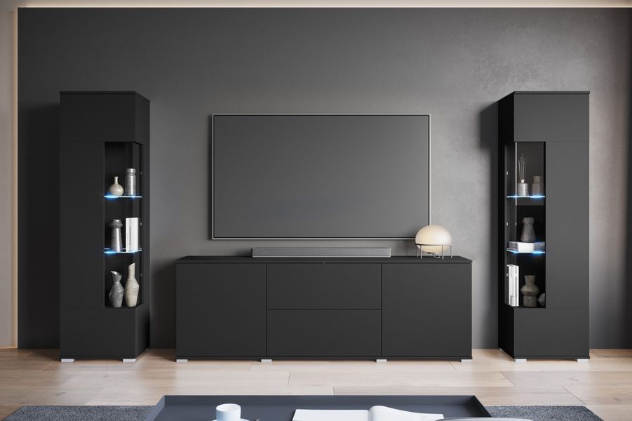 INOSIGN Wohnwand KENIA, (Komplett-Set, 3-St), Vitrinen günstig online kaufen