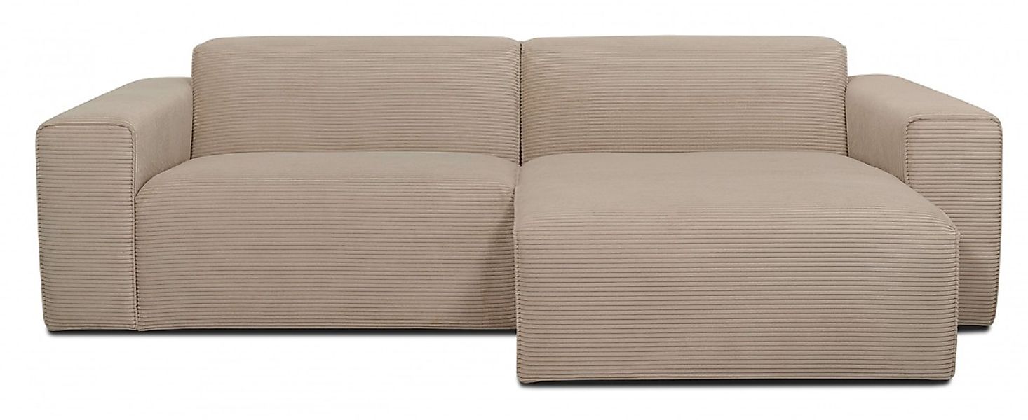INOSIGN Ecksofa »Clayton«, in einem trendigen Cord-Bezug, verschiedene Komb günstig online kaufen