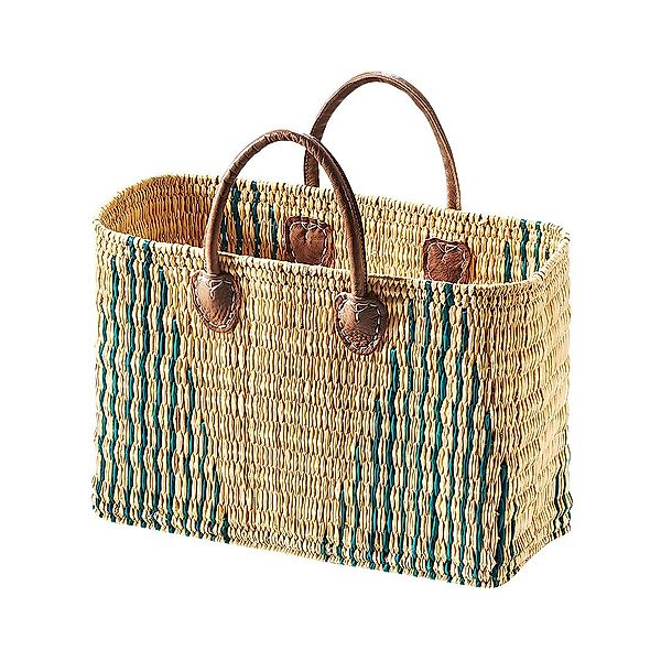 Kobolo Shopper Seegrastasche STRIPES grün mit günstig online kaufen