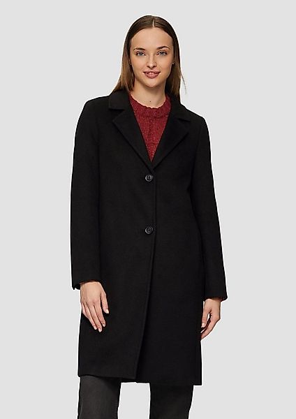 s.Oliver Funktionsmantel Outdoor-Mantel Weicher Wollmantel mit Reverskragen günstig online kaufen