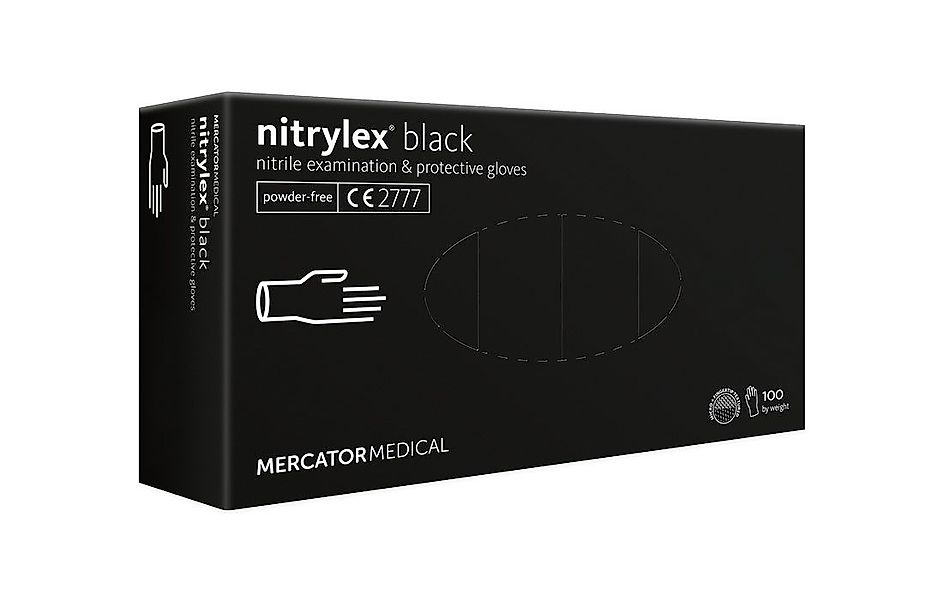 Mercator Einweghandschuhe Nitrylex® black - Medizinische günstig online kaufen