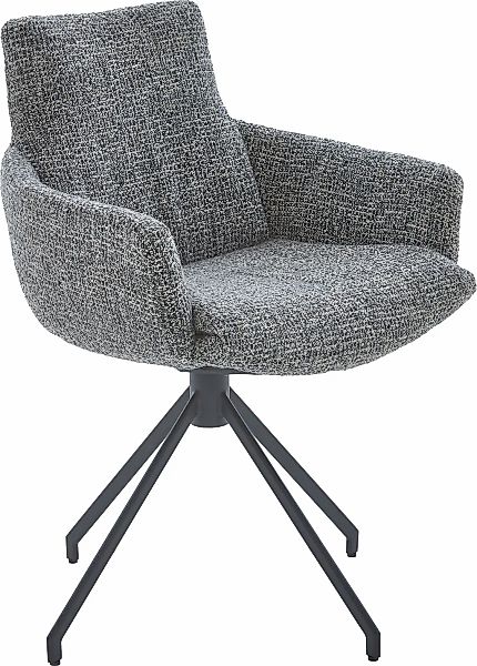 NIEHOFF SITZMÖBEL Esszimmerstuhl, Flachgewebe, 2er Set, Bezug in Bouclé-Opt günstig online kaufen