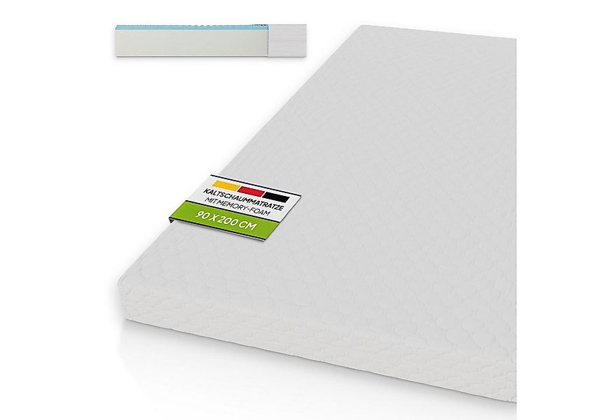 Kaltschaummatratze, Juskys, 16 cm hoch, Gute Luftzirkulation, optimaler Sch günstig online kaufen