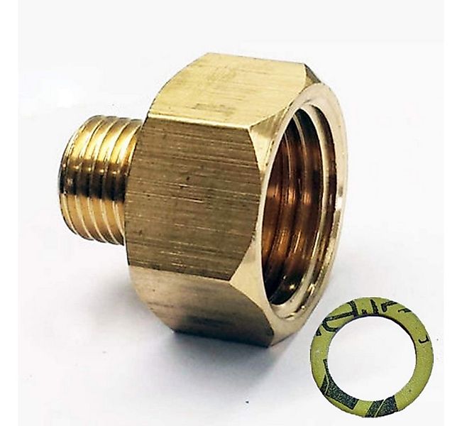 Gasline Gewindeadapter Gas Übergangsadapter 1/2" R x 1/4" lks LPG Gas Adapt günstig online kaufen